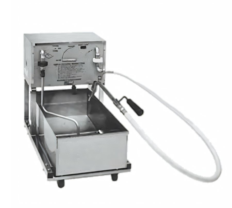 Product image #1 for Pitco RP18 Mobile Low-Profile Fryer Filter with 75 lb Oil Capacity and Pump & Hose Assembly