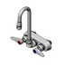 Thumbnail image #1 for T&S Brass 4-Inch Center Wall-Mount Workboard Faucet with 2 11/16-Inch Swivel Gooseneck