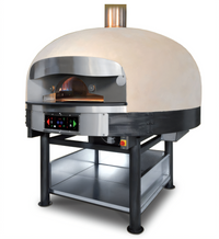 Morello Forni FGR100-CB Rotary Gas-Fired Pizza Oven with 39-Inch Cooking Diameter, 6 x 11-Inch Capacity