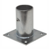 Thumbnail image #1 for Galvanized Sink Leg Socket with Plate for 1-5/8-Inch Tubing