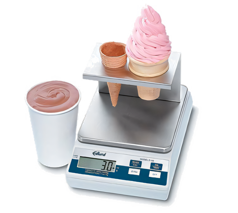 Product image #1 for Edlund E-160 IC Digital Portion Control Scale with Standard and Ice Cream Platform