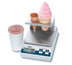 Thumbnail image #1 for Edlund E-160 IC Digital Portion Control Scale with Standard and Ice Cream Platform