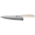 Thumbnail image #1 for Winco Stäl 10-Inch Hollow Ground Chef's Knife, Stamped High-Carbon German Steel, White Polypropylene Handle