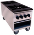 Thumbnail image #1 for BakeMax Double Burner Gas Stock Pot Range with 3-Ring Burners and Stainless Steel Exterior