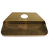 Thumbnail image #1 for Micro Matic Surface-Mount Drip Tray Trough with Tower Plate, 21-1/2 in. x 16-1/4 in., Stainless Steel with PVD Brass Screen