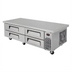 Thumbnail image #1 for Turbo Air Super Deluxe 78-Inch Extended Top Chef Base Refrigerator, 4-Drawer, Self-Contained Side-Mounted