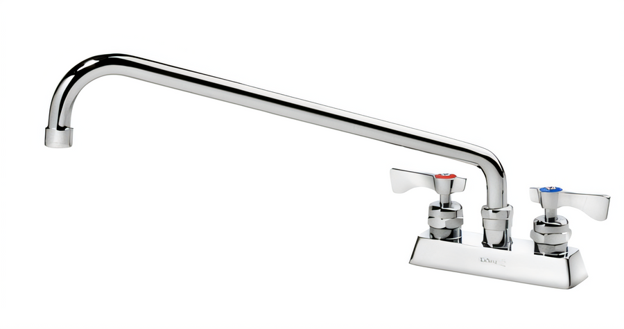 Product image #1 for Krowne Royal Series Low-Lead Deck Mount Manual Faucet with 16-Inch Standard Swing/Swivel Spout, 4-Inch Centers