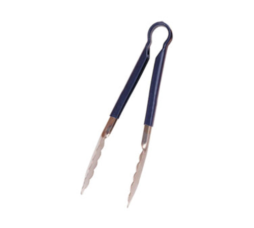 Product image #1 for Crestware 12-Inch Blue Cool Grip Stainless Steel Seafood Tongs