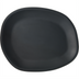 Thumbnail image #1 for Ridge 18-Inch Oblong Melamine Platter, Slate Matte Finish