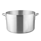 Thumbnail image #1 for CAC China A6SA-4-08 Aluminum Sauce Pot, 8 qt., Without Lid, Riveted Handles