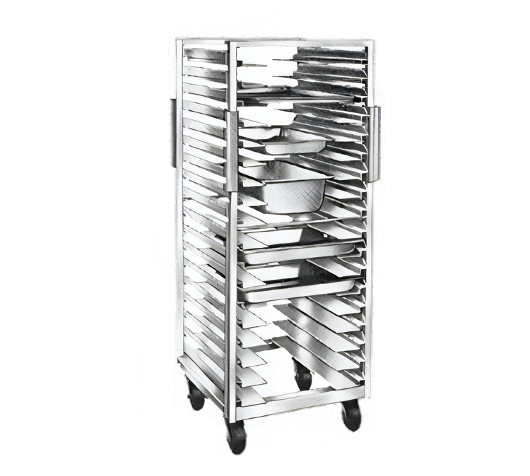 Product image #1 for Dinex Mobile Full-Height Aluminum Tray Rack, 17-Pan Capacity
