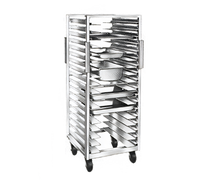 Dinex Mobile Full-Height Aluminum Tray Rack, 17-Pan Capacity