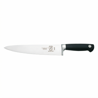 Mercer Culinary Genesis 9-Inch Forged Chef's Knife with High Carbon German Steel Blade and Black Santoprene Handle