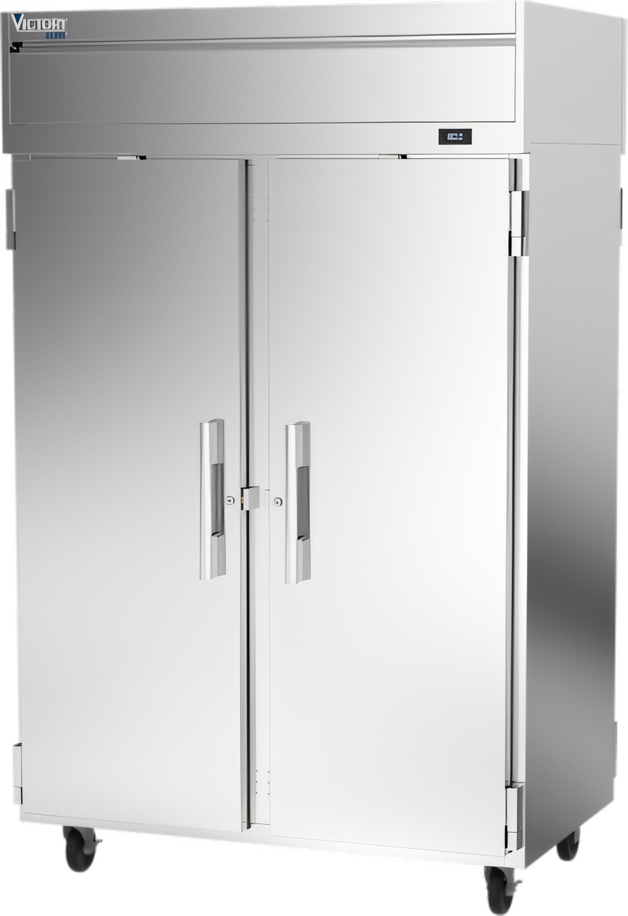 Product image #1 for Victory Elite Pass-Thru Two-Section Warming Cabinet, Standard Depth, 45.4 Cu. Ft., Solid Hinged Doors