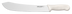 Thumbnail image #2 for Sani-Safe 12-Inch Stamped Butcher Knife with White Polypropylene Handle