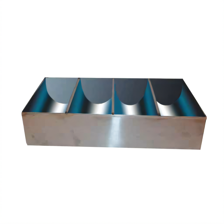 Product image #1 for Winco SCB-4 4-Compartment Stainless Steel Cutlery Bin