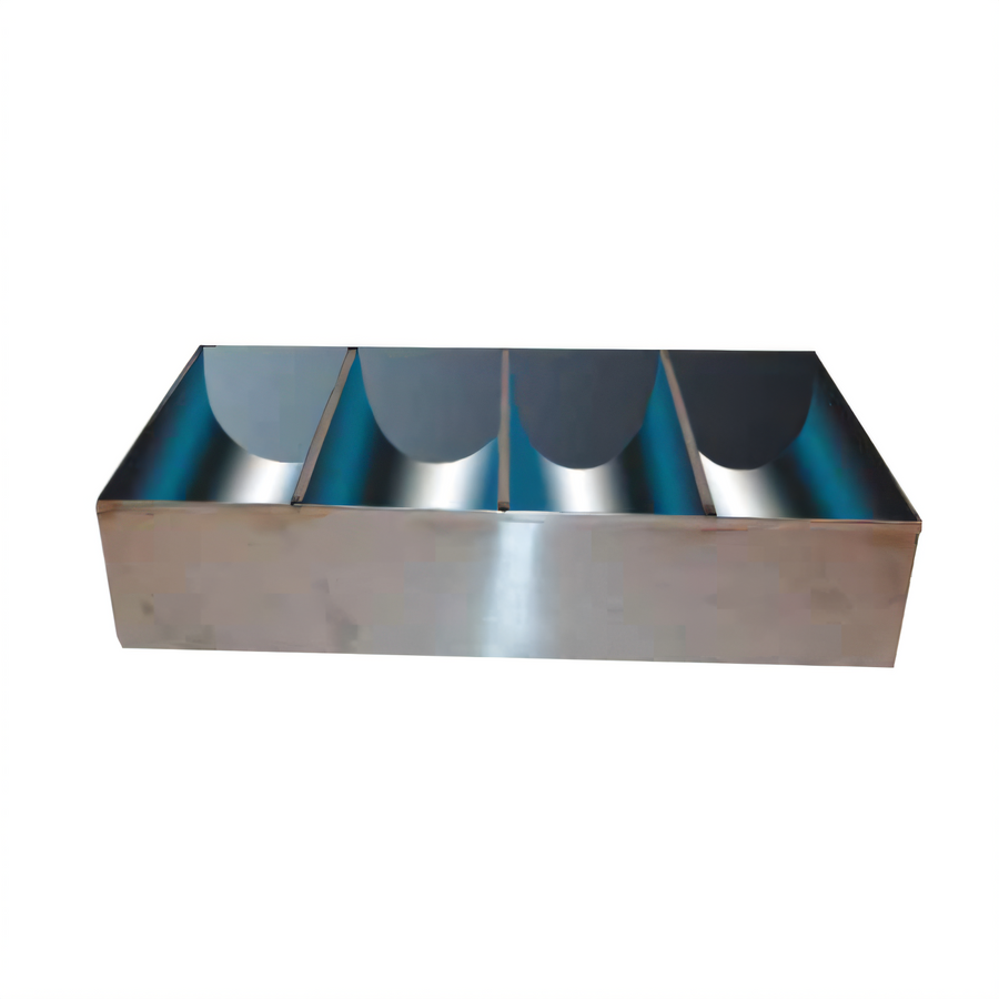 Product image #1 for Winco SCB-4 4-Compartment Stainless Steel Cutlery Bin