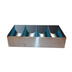 Thumbnail image #1 for Winco SCB-4 4-Compartment Stainless Steel Cutlery Bin