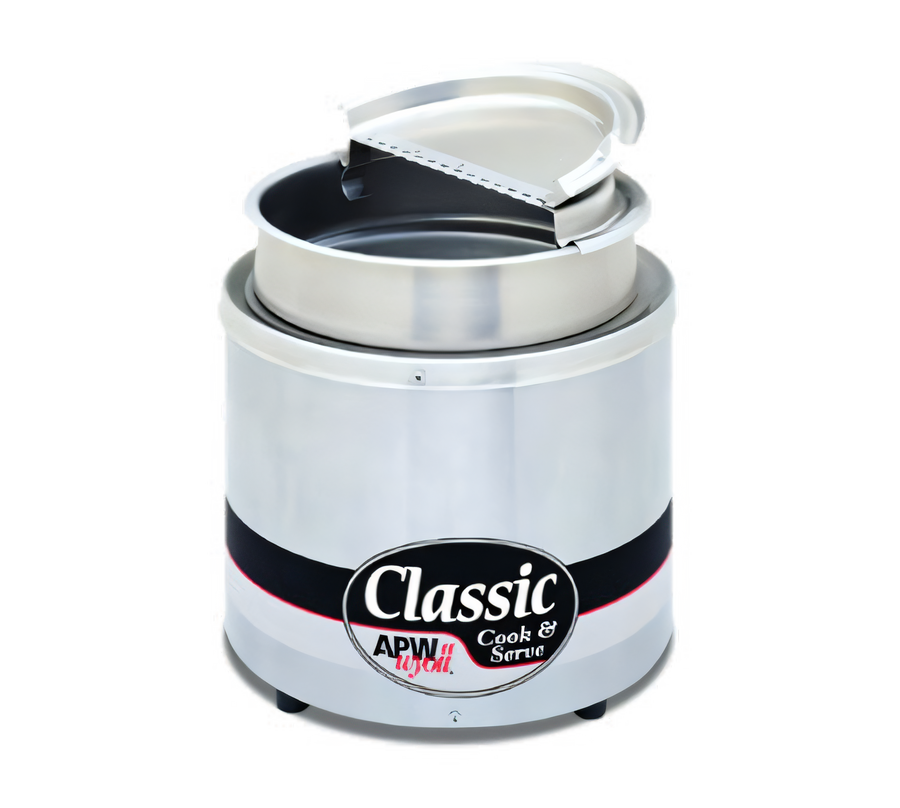 Product image #1 for APW Wyott RCW-11SP Round 11-Quart Countertop Electric Food Pan Cooker/Warmer