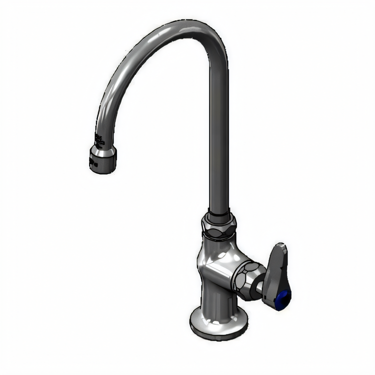 Product image #1 for T&S Brass Low-Lead Single Pantry Deck-Mount Faucet with 5-3/4 Inch Swivel Gooseneck