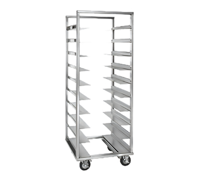 Product image #1 for Cres Cor Mobile Oval Tray Rack, Single Compartment, Full Height, Open Sides, 10-Tray Capacity