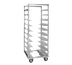 Thumbnail image #1 for Cres Cor Mobile Oval Tray Rack, Single Compartment, Full Height, Open Sides, 10-Tray Capacity