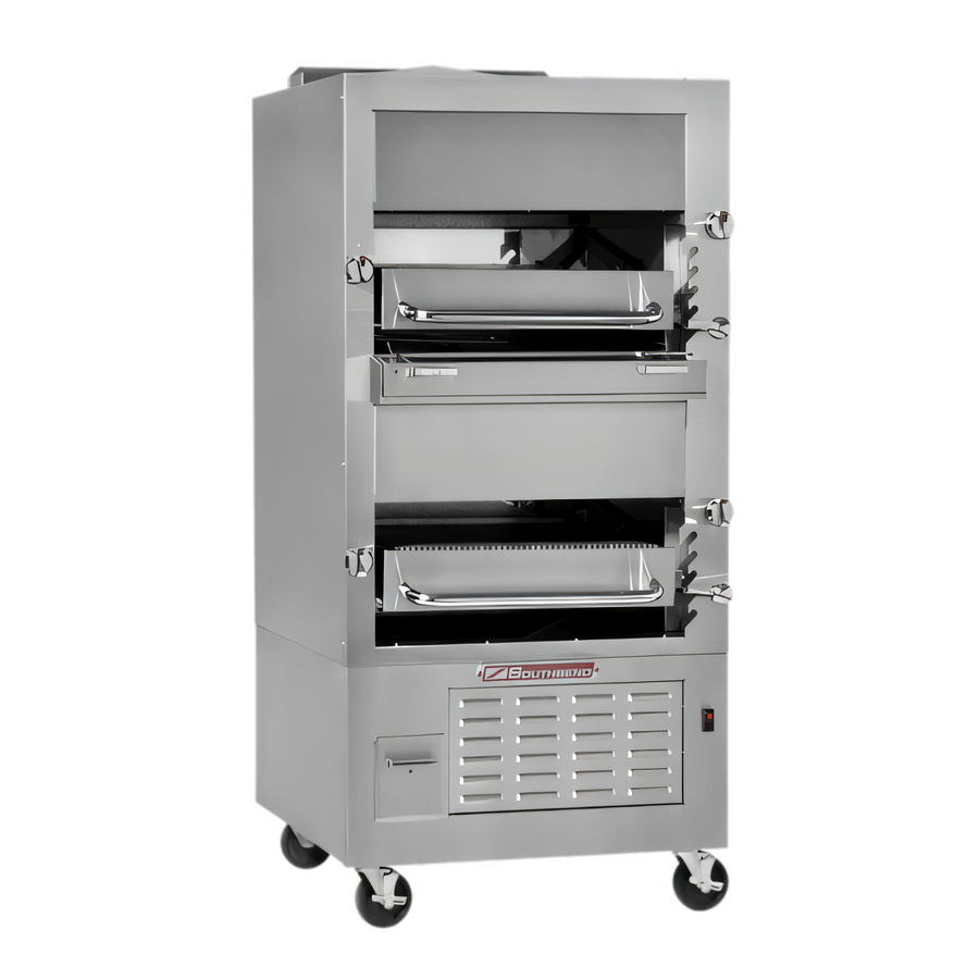 Product image #1 for Southbend 270 Double-Deck Free-Standing Infrared Gas Broiler with Enclosed Base