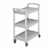 Thumbnail image #1 for Cambro KD Small 3-Shelf Service Bus Cart, Speckled Gray