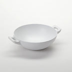 Thumbnail image #1 for American Metalcraft MBW93 82 oz White Round Melamine Bowl with Handles, 9-3/4 in Diameter Case of 12