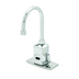 Thumbnail image #1 for T&S Brass ChekPoint Above-Deck Electronic Touchless Faucet with 4-Inch Centers and Gooseneck Swivel/Rigid Spout