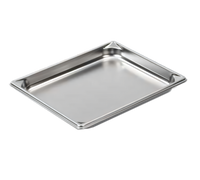 Vollrath Super Pan V 1/2 Size Solid Stainless Steel Food Pan, 1-1/4 Inch Deep, 2.1 Qt