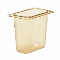 Cambro 96PHP150 H-Pan™ Plastic Food Pans Case of 6