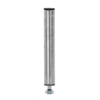 Olympic J7C 7-Inch Stationary Chromate Wire Shelving Post