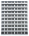 Thumbnail image #1 for Quantum Wall-Mounted Louvered Panel Starter Unit with 80 Clear Bins