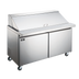 Thumbnail image #2 for Omcan Mega Top 47-Inch Two-Section Refrigerated Salad/Sandwich Prep Table