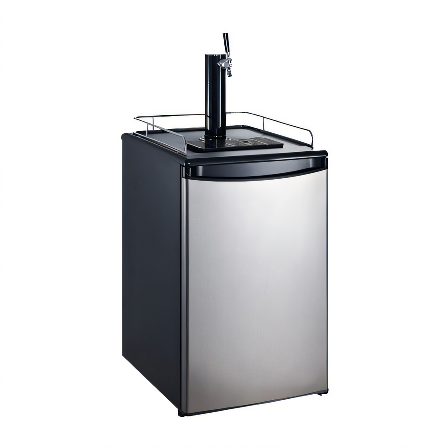 Product image #1 for Omcan 152L Freestanding Draft Beer Cooler with Single Tower and 1 Faucet, 40.2 Gallon Capacity