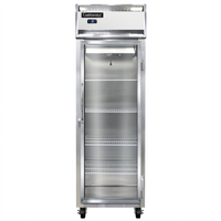 Continental Refrigerator 1FSNGD One-Section Shallow Depth Display Freezer with Hinged Glass Door