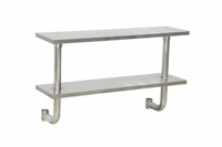 Heavy-Duty Enclosed Stainless Steel Work Shelf for 48-1/2