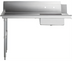 Thumbnail image #1 for 60-Inch Soiled Dish Table with Left-Side Sink, Stainless Steel
