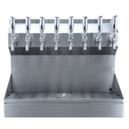 Thumbnail image #1 for Micro Matic USA Kronos KRONOS-8SSKRGR 8-Faucet Wall-Mount Glycol-Cooled Draft Tower with Glass Rinser and Integrated Drip Tray