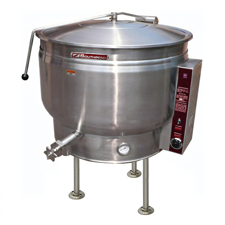 Product image #1 for Southbend Steam 60-Gallon Electric Stationary Steam Kettle with Full Jacket and Tri-Leg Base