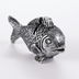 Thumbnail image #1 for American Metalcraft Fish-Shaped Polyresin Whimsical Menu Card Holder