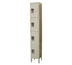 Thumbnail image #1 for Omcan 4-Tier Painted Steel Floor Locker with Recessed Handle, 12 x 18 x 78 Inches