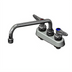 Thumbnail image #1 for T&S Brass 4-Inch Center Deck Mount Low-Lead Workboard Mixing Faucet with 10-Inch Swing Nozzle