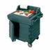 Thumbnail image #1 for Cambro CamKiosk Mobile Utility Work Station with Enclosed Storage, 40-9/16 x 33 x 45-1/2 Inches, Granite Green