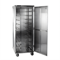 Cres Cor 103UA13D Mobile Single-Compartment Enclosed Non-Insulated Universal Angle Pan Rack Cabinet