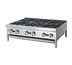 Thumbnail image #1 for Supreme 36-Inch Commercial Countertop Gas Hot Plate with 6 Open Burners, 165,000 BTU