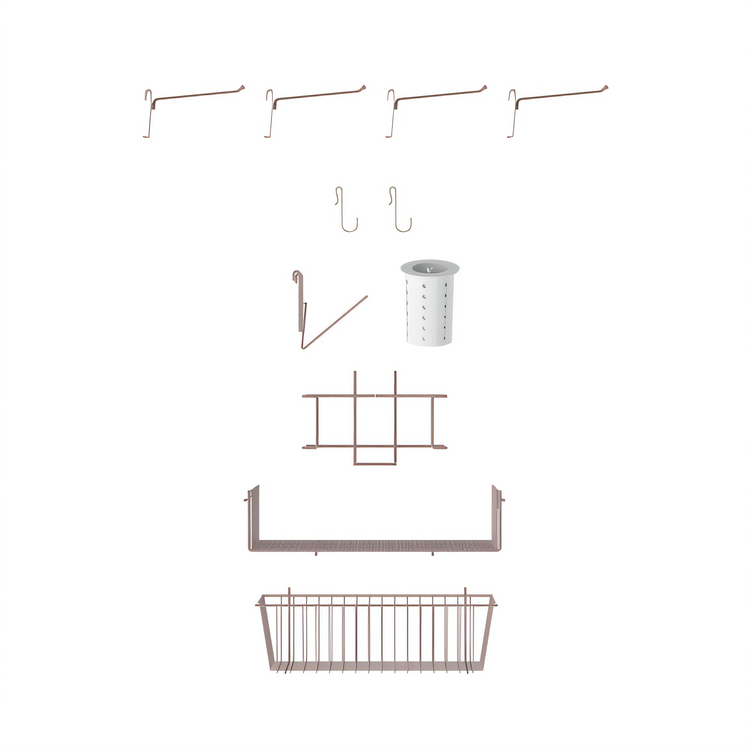 Product image #1 for Metro SmartWall Prep Accessory Kit for Mounted Shelving, Metroseal Gray