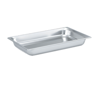 Vollrath Super Pan 3 1/1 GN Solid Stainless Steel Hotel Pan, 2-1/2 Inch Deep, 9 Qt