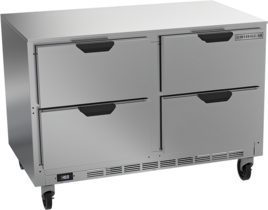 Product image #1 for Beverage-Air UCFD48AHC-4 Two-Section 4-Drawer Undercounter Freezer, 48-Inch, 11.6 Cu. Ft.